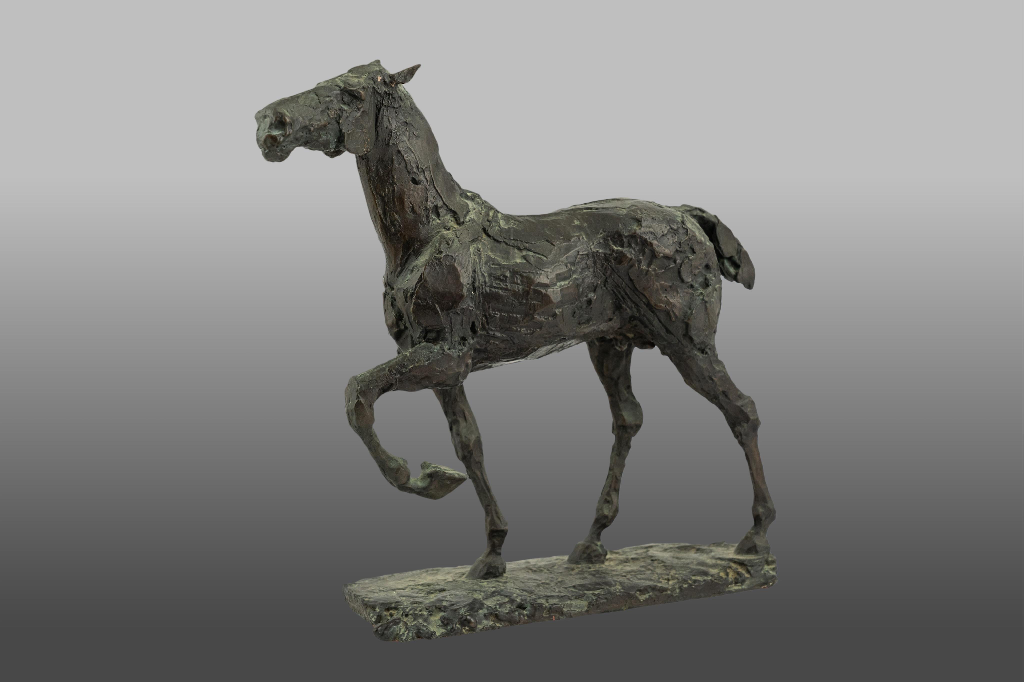 Dame Elizabeth Frink C.H. D.B.E. R.A. (English, 1930-1993), 'Horse, 1979', bronze, 30.5cm high, 33cm long, 9cm deep